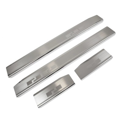 Protectii inox praguri usi Honda Civic X, caroserie Hatchback, fabricatie 03.2017 - prezent