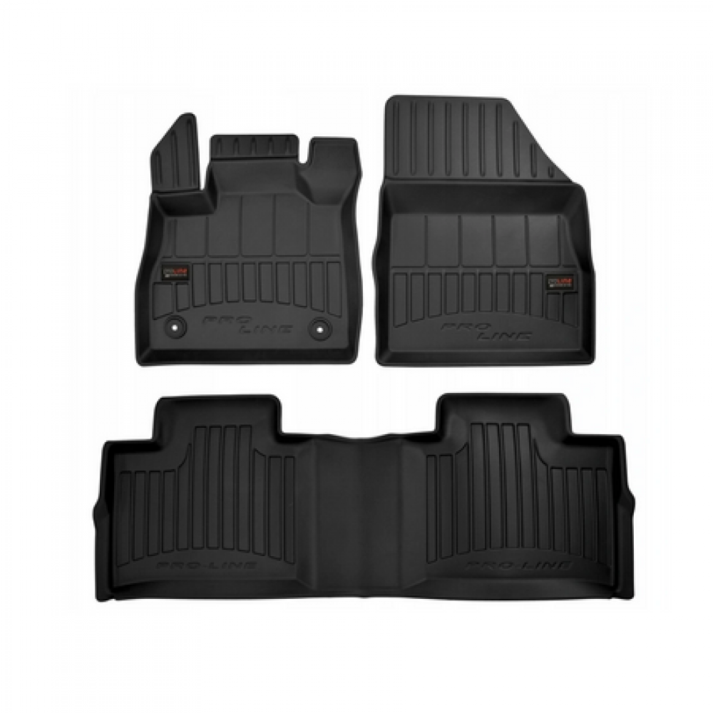 Covorase tip tavita 3D Renault Espace V, caroserie Van, fabricatie 04.2015 - prezent Covorase auto Renault Espace V 04.2015 - prezent