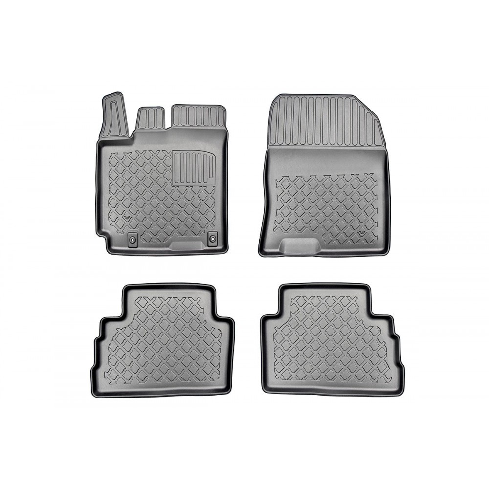 Covorase tip tavita Hyundai Kona, caroserie SUV, fabricatie 11.2017 - prezent, Inclusiv Facelift Covorase auto Hyundai Kona 11.2017 - prezent