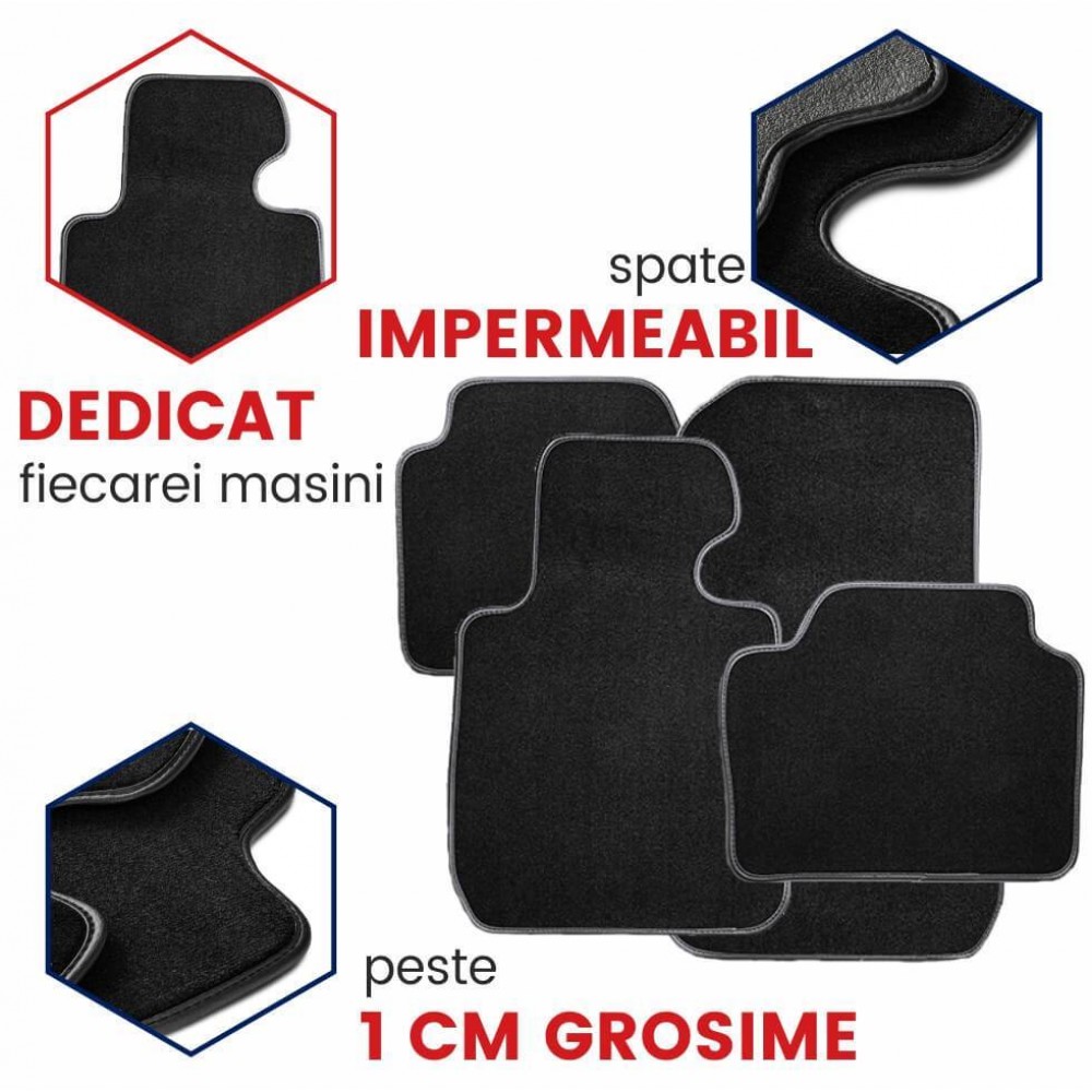 Covorase auto mocheta BMW X3 E83, caroserie SUV, fabricatie 01.2004 - 10.2010