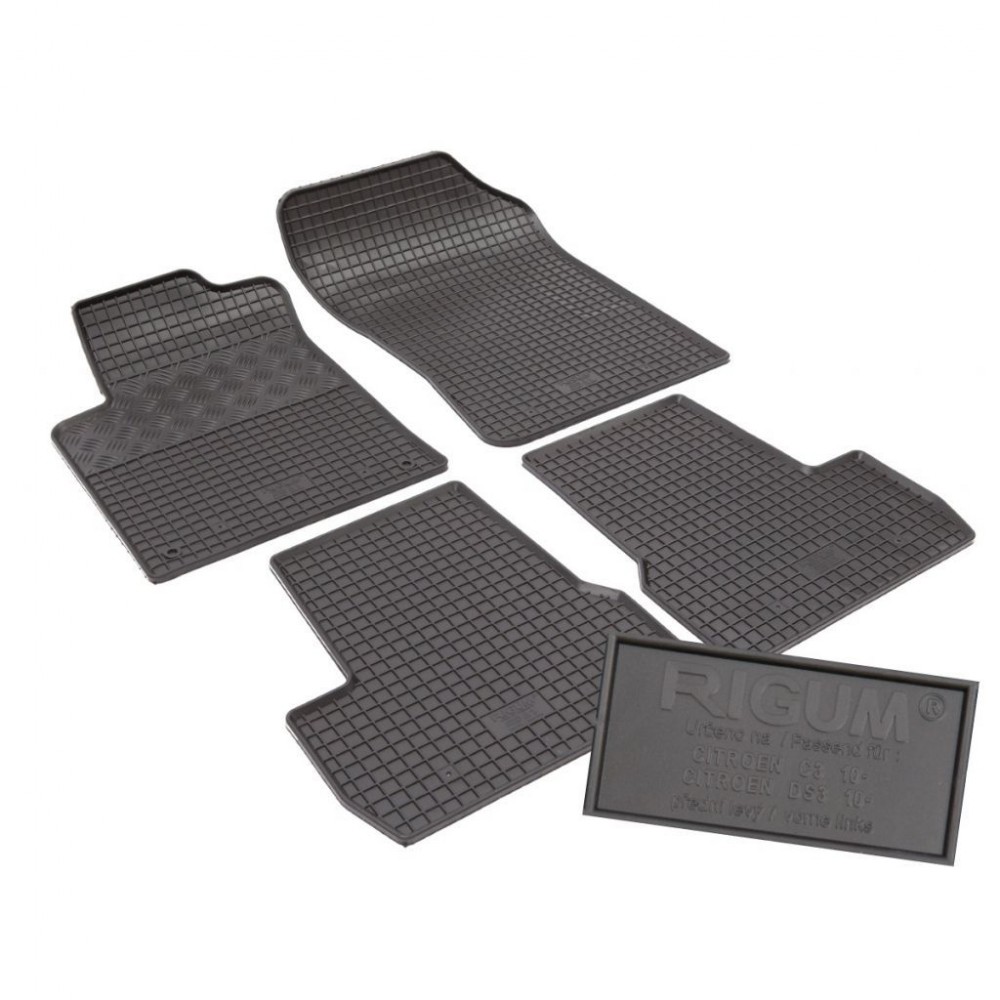 Covorase auto DS 3, caroserie Hatchback, fabricatie 2009 - 03.2019