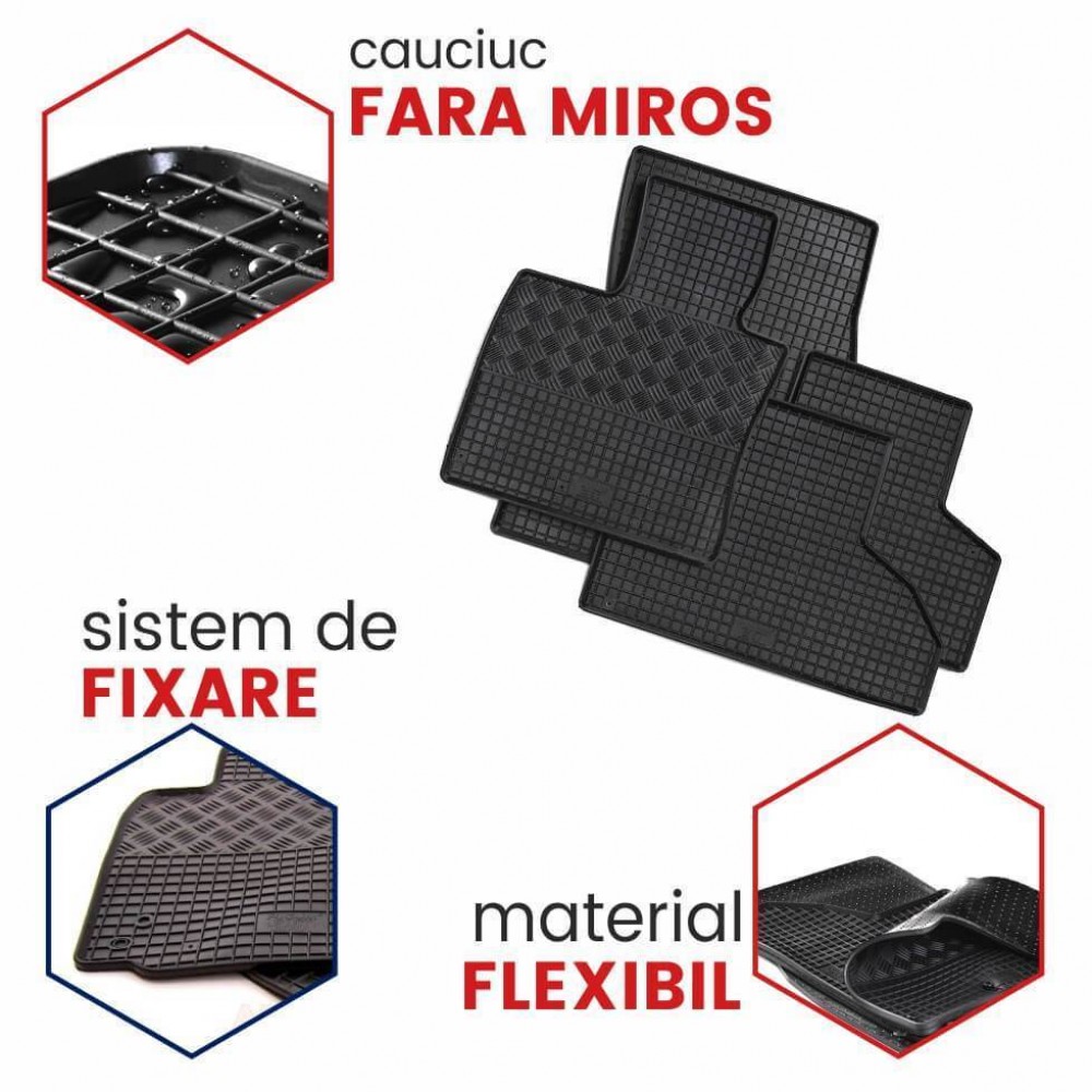 Covorase auto Mitsubishi Space Star, caroserie Hatchback, fabricatie 12.2019 - prezent
