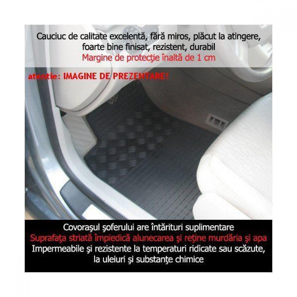 Covorase auto Kia Venga, caroserie Hatchback, fabricatie 2009 - 2019