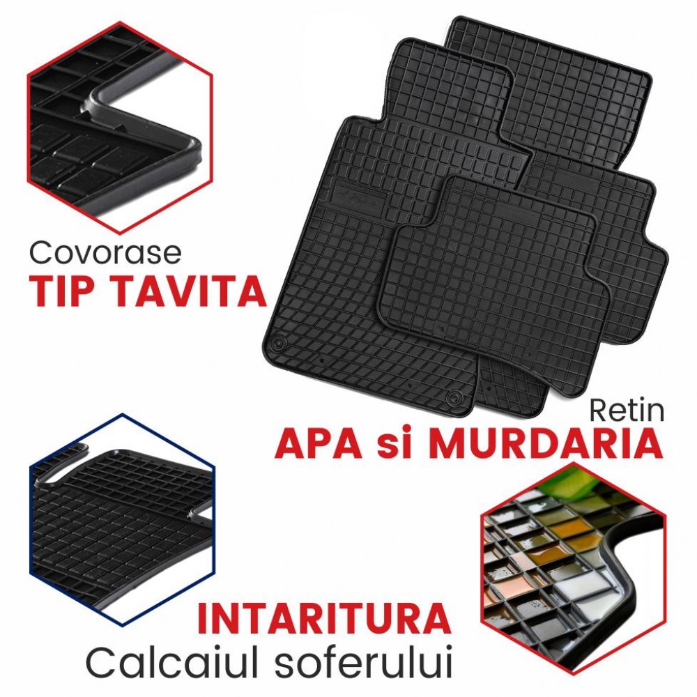 Covorase auto Subaru Forester III, caroserie SUV, fabricatie 03.2008 - 01.2013