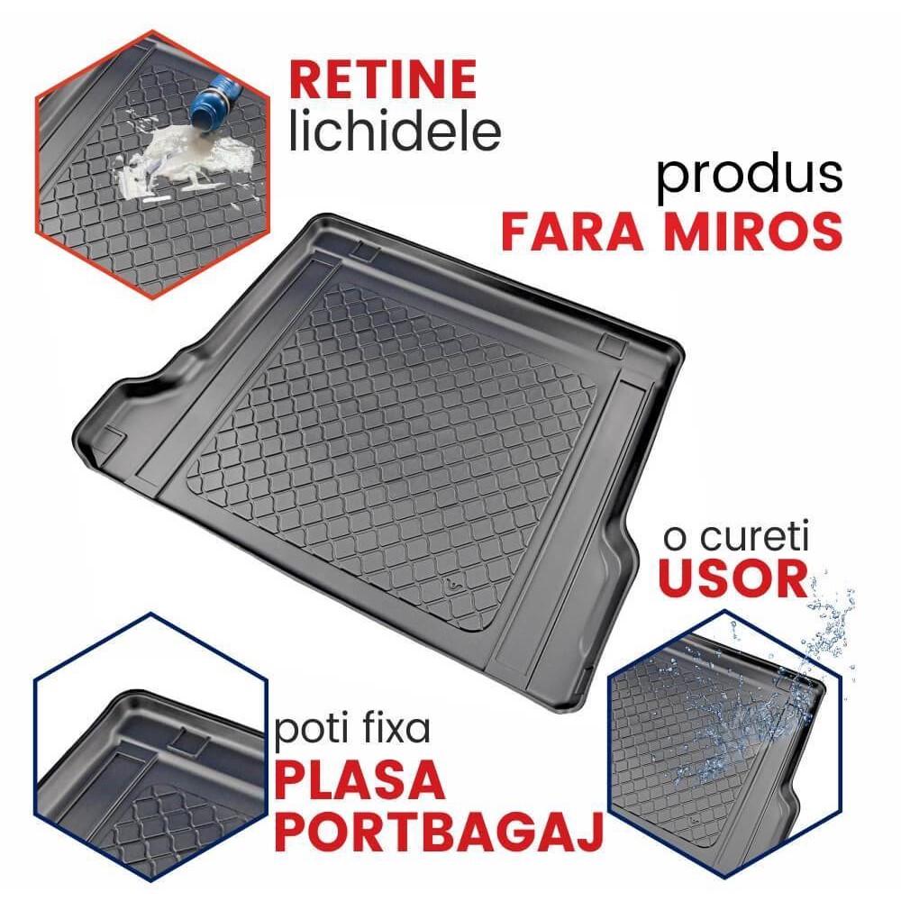 Tavita de portbagaj Skoda Octavia III, caroserie Hatchback, fabricatie 02.2013 - 05.2020