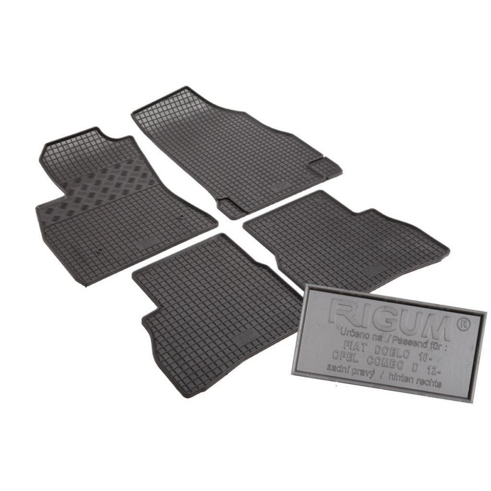 Covorase auto Fiat Doblo II, caroserie Van, fabricatie 2010 - prezent, 5 locuri