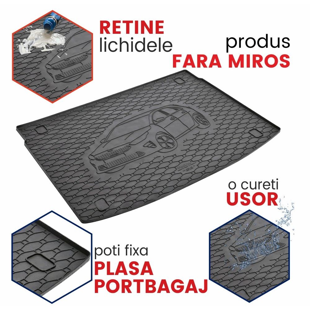 Tavita de portbagaj BMW Seria 1 E87, caroserie Hatchback, fabricatie 09.2004 - 2011, fara separator