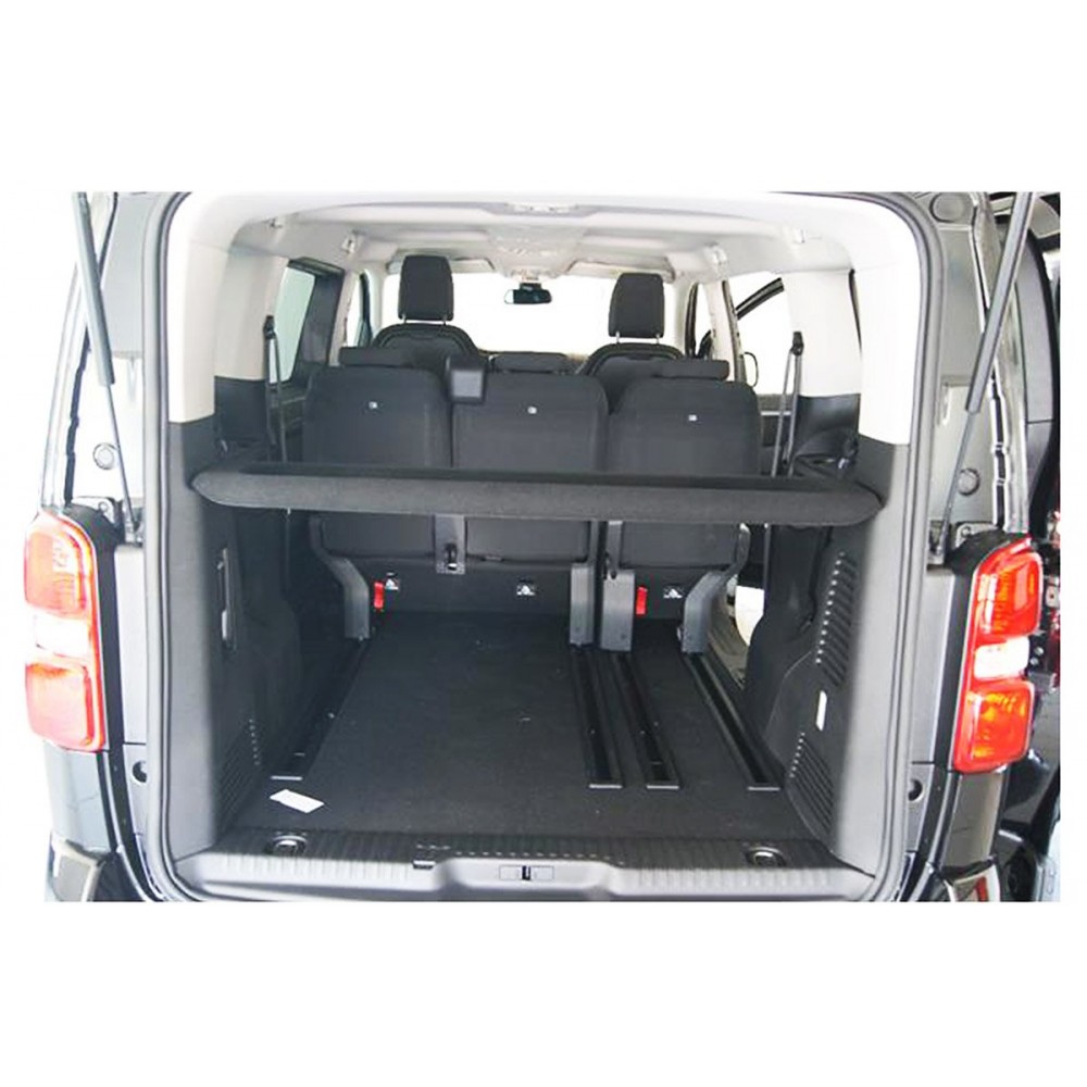 Tavita de portbagaj Peugeot Expert III Traveller, caroserie Van, fabricatie 01.2016 - prezent, ampatament mediu L2, in spatele randului 2, scaune culisate in fata