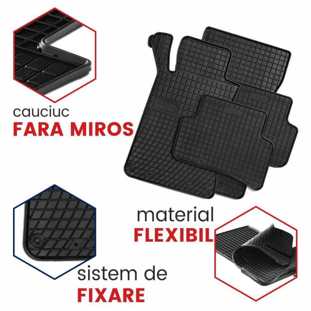 Covorase auto Mercedes Clasa C W205, caroserie Sedan, fabricatie 03.2014 - 11.2020