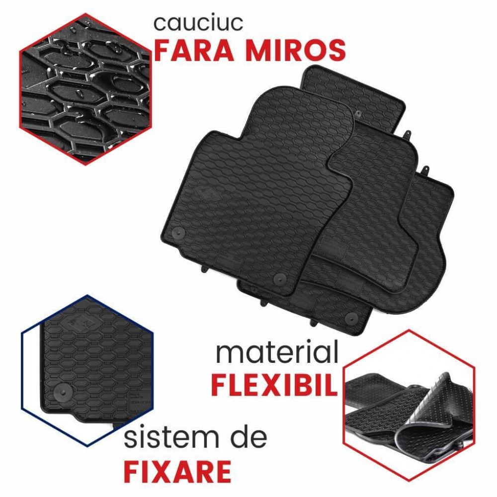 Covorase auto Mercedes Clasa C W205, caroserie Sedan, fabricatie 03.2014 - 11.2020