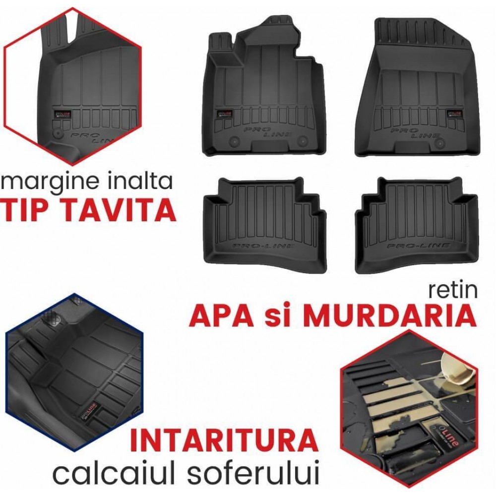 Covorase tip tavita 3D Chevrolet Trax, caroserie SUV, fabricatie 05.2013 - 06.2019