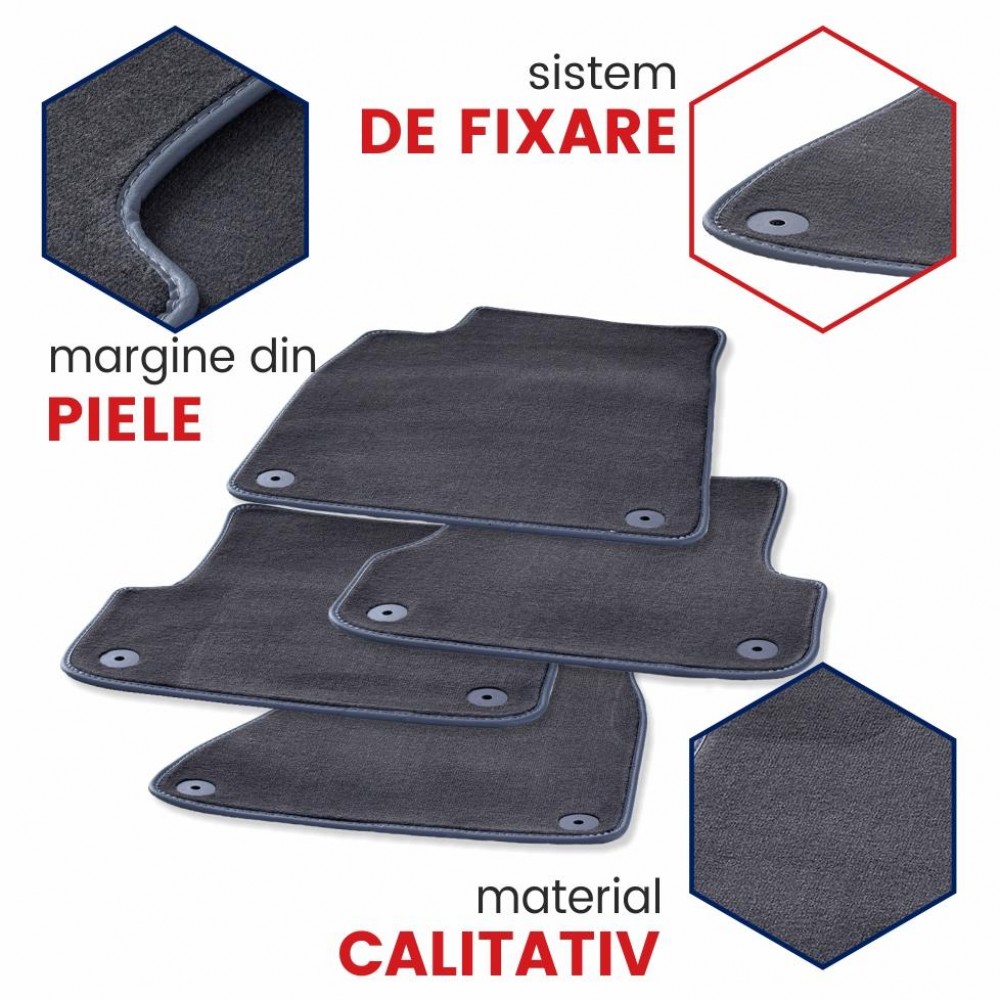 Covorase auto mocheta Mercedes Clasa S W221, caroserie Sedan, fabricatie 07.2005 - 06.2013