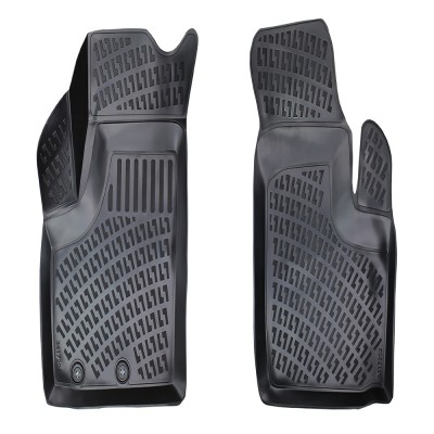 Set covorase auto cauciuc tip tavita pentru fiat doblo (fata) 2000-2009