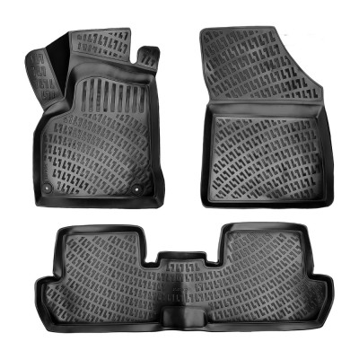 Set covorase auto cauciuc tip tavita pentru peugeot 3008 i 2008-2016