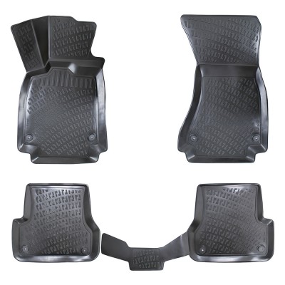 Set covorase auto cauciuc tip tavita pentru audi a7 i (4g8) 2010-2017