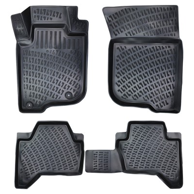 Set covorase auto cauciuc tip tavita pentru mitsubishi l200 / triton 2005-2018