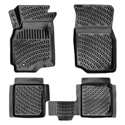 Set covorase auto cauciuc tip tavita pentru mitsubishi lancer 2001-2007