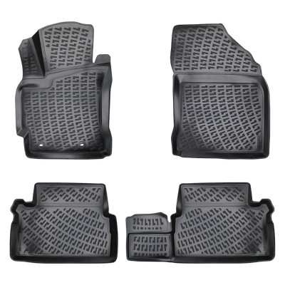 Set covorase auto cauciuc tip tavita pentru toyota auris ii 2012-2018