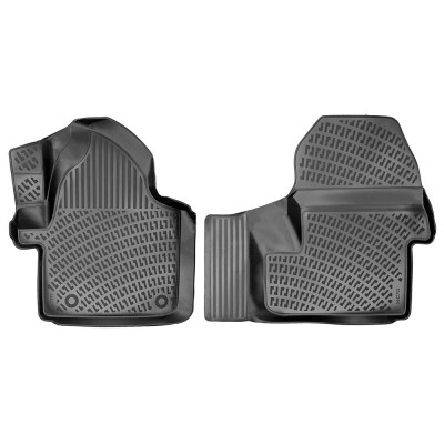 Set covorase auto cauciuc tip tavita pentru vw crafter i van (fata) 2006-2017