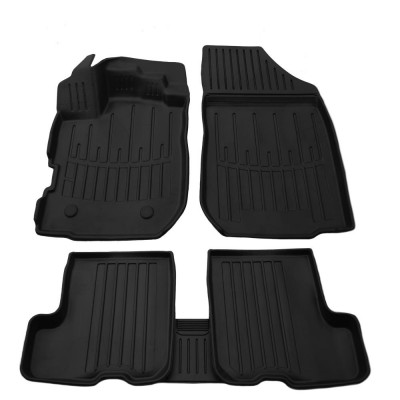 Set covorase auto cauciuc tip tavita pentru dacia sandero ii (2012-2020)