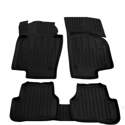 Set covorase auto cauciuc tip tavita pentru vw passat b6 (2005-2010)
